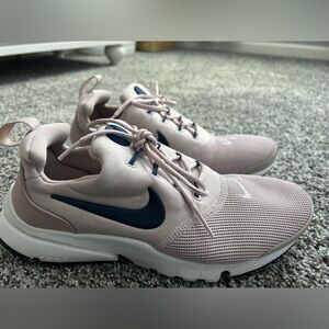Nike pink and navy sneakers. Great condition